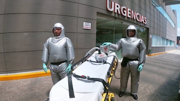 Crean un traje inflable contra la COVID-19 y que te da aire