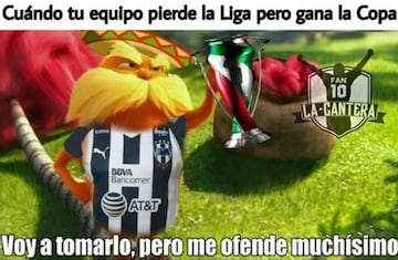 Los Rayados se quedaron con el título de Copa tras vencer a Pachuca. De inmediato las redes sacaron su parte más divertida.