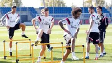 Sesión de recuperación tras la victoria ante el Cornellà