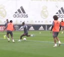 ¿Y cómo responde Vinicius a la polémica de él y Benzema? Vean lo que hizo en el entrenamiento