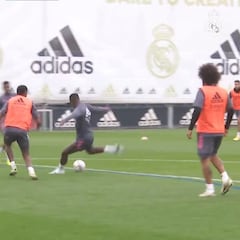 ¿Y cómo responde Vinicius a la polémica de él y Benzema? Vean lo que hizo en el entrenamiento