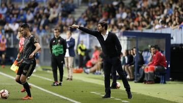 Víctor Sánchez del Amo contra el Oviedo.