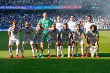 Equipo del Real Madrid.