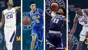 El draft 2017 de la NBA: Fultz a los Sixers, Lonzo Ball a los Lakers, Tatum a los Celtics...