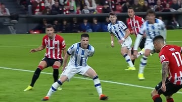 Los goles del triunfo del Athletic ante La Real en el derbi vasco