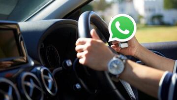 Perder la mitad de los puntos del carné si usas WhatsApp conduciendo