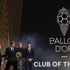 La bomba de la gala: el premio a mejor club... ¡Manchester City!