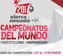 Calendario del Mundial de snowboard y freestyle de Sierra Nevada 2017
