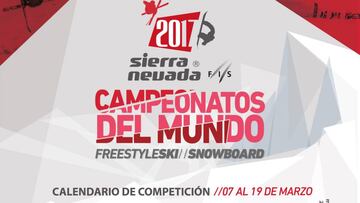 Calendario del Mundial de snowboard y freestyle de Sierra Nevada 2017