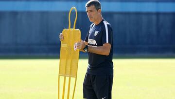 ENTRENAMIENTO DEL MALAGA CF. MU&Atilde;IZ.