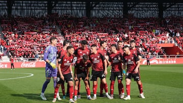 Once inicial del Mirand¨¦s ante el Almer¨ªa.