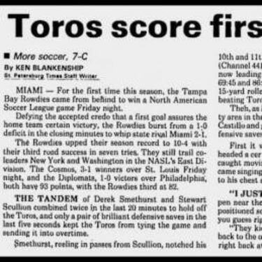 Recordando a los Miami Toros