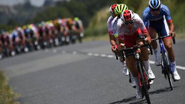 La escapada, durante el día de hoy en el Tour de Francia.