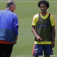 Cuadrado se despide de Queiroz: "Un padre para todos"