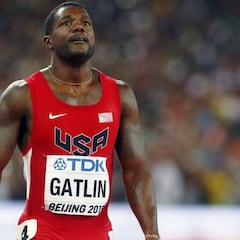 Gatlin corre en Shanghai con la mirada puesta en Usain Bolt