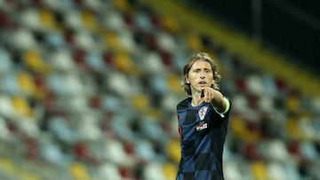 Modric, con Croacia.