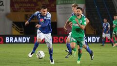 Partido de la Liga BetPlay entre Millonarios y Atl&eacute;tico Nacional