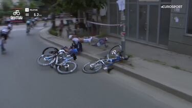 Caída de Mikel Landa