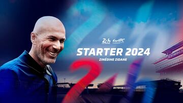 Zinedine Zidane dará el banderazo de salida a las 24H de Le Mans 2024.