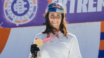 Nikita Ducarroz con la medalla de oro del Extreme Barcelona 2024.