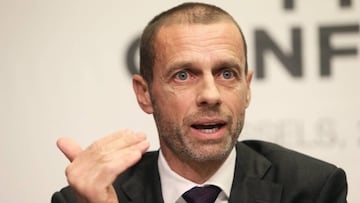 Ceferin, presidente de la UEFA.