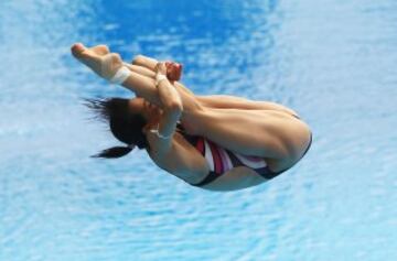 Wu Minxia. La saltadora china ha ganado el oro en salto de trampolín de 3 metros en todos los Juegos Olímpicos desde 2004. La saltadora china se retira con 7 medallas olímpicas ganadas. 