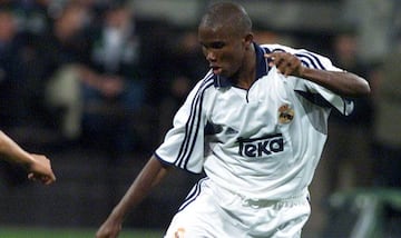 Samuel Eto'o en su etapa como jugador del Real Madrid.