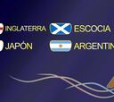 Grupo D: Inglaterra, Escocia, Japón y Argentina