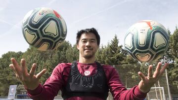 Okazaki, en la entrevista para AS.