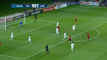 ¡Isco!¡Isco!¡Isco! El gol del Europeo sub-21 que le abrió las puertas del Bernabéu