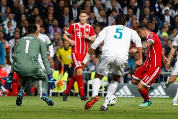 Gol de James al Real Madrid que dio ilusión al Bayern 