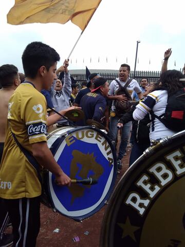 Las imágenes del color previo al Pumas - Cruz Azul en CU