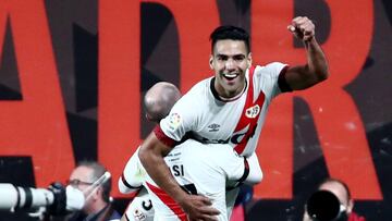 Radamel Falcao García, delantero colombiano del Rayo Vallecano