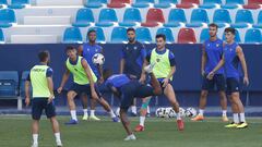 Entrenamiento del Levante.