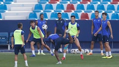 Entrenamiento del Levante.