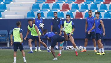 Entrenamiento del Levante.