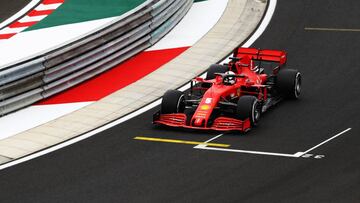 El Ferrari SF1000 de Sebastian Vettel. Hungr&iacute;a, F1 2020. 
