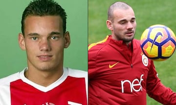 Sneijder, en sus inicios con el Ajax