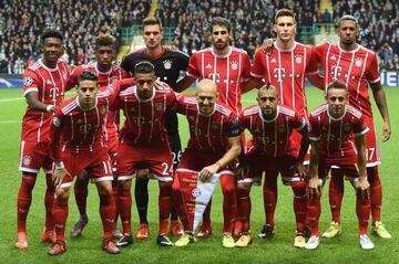 James tuvo una opción clara de gol en la victoria del Bayern Múnich ante el Celtic, por la fecha 4 de la Champions League.