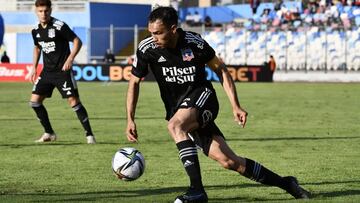 Deportes Antofagasta vs Colo Colo, campeonato 2021
 Fecha 34, campeonato nacional 2021
 Gabriel Suazo jugador de Colo Colo en acci&Atilde;&sup3;n durante el partido contra D. Antofagasta por primera division disputado en el estadio Bicentenario Calvo y Ba