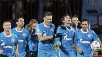 El Zenit acaricia la segunda fase a costa del Shakhtar