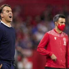 Lopetegui habla claro: "Un equipo debió de comenzar con 10 la segunda parte"