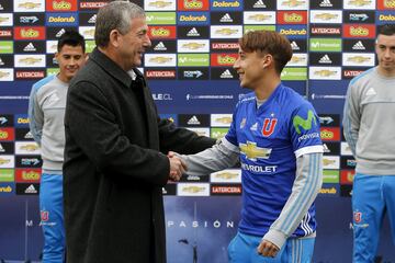 Santiago 21 de junio 2017
Universidad de Chile presenta el Jugador Francisco Arancibia, nuevo refuerzo para esta temporada, 
Javier Torres/Photosport