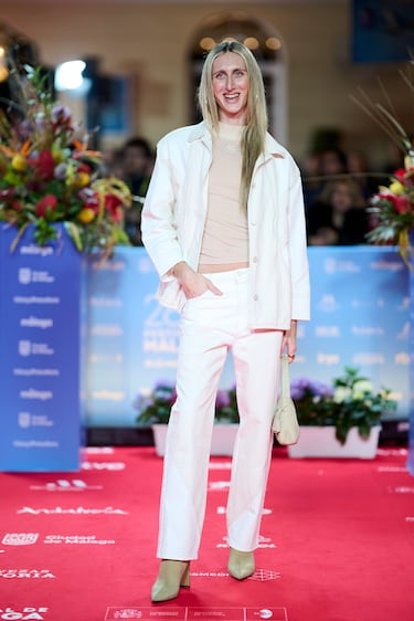   Alex de la Croix durante el 2025 Málaga Film Festival. 