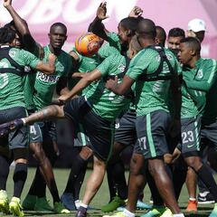 En imágenes la preparación de Nacional para la final ante Cali