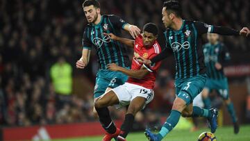 El Manchester United se enfrenta al Southampton.