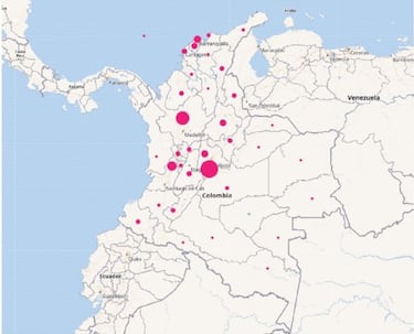 Mapa de casos y muertes por coronavirus por departamentos en Colombia: hoy, 18 de mayo