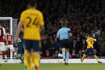 1-1. Antoine Griezmann marcó el gol del empate.