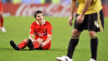 Arshavin, en la Eurocopa de 2008.