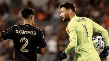 Omar Campos y Hugo Lloris